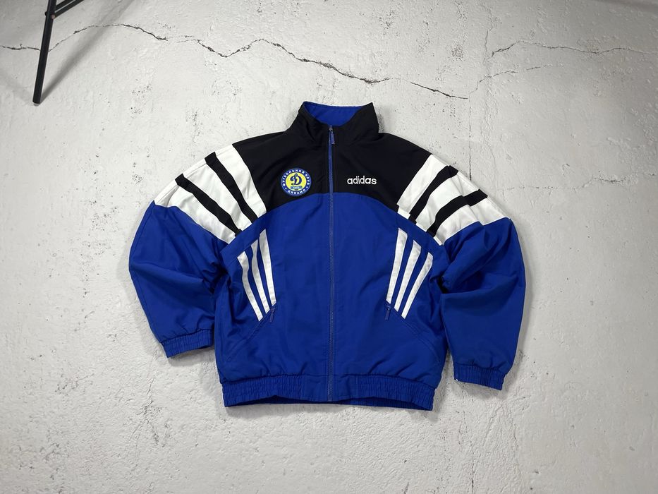 Вінтажна олімпійка Adidas Динамо Київ 90s S-M винтаж мастерка куртка олимпийка динамо dynamo kyiv