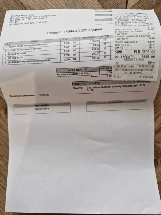 Glebogryzarka Hortmasz