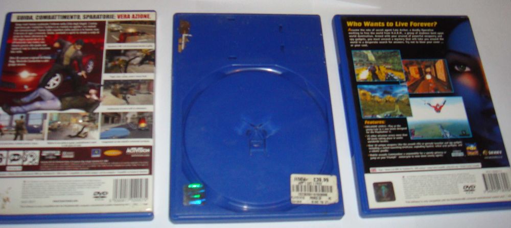 No One Lives Forever/True Crime/ Onimusha (ps2)