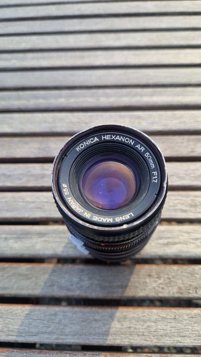 Обьектив Konica  hexanon  50 1.7  + макро кольца