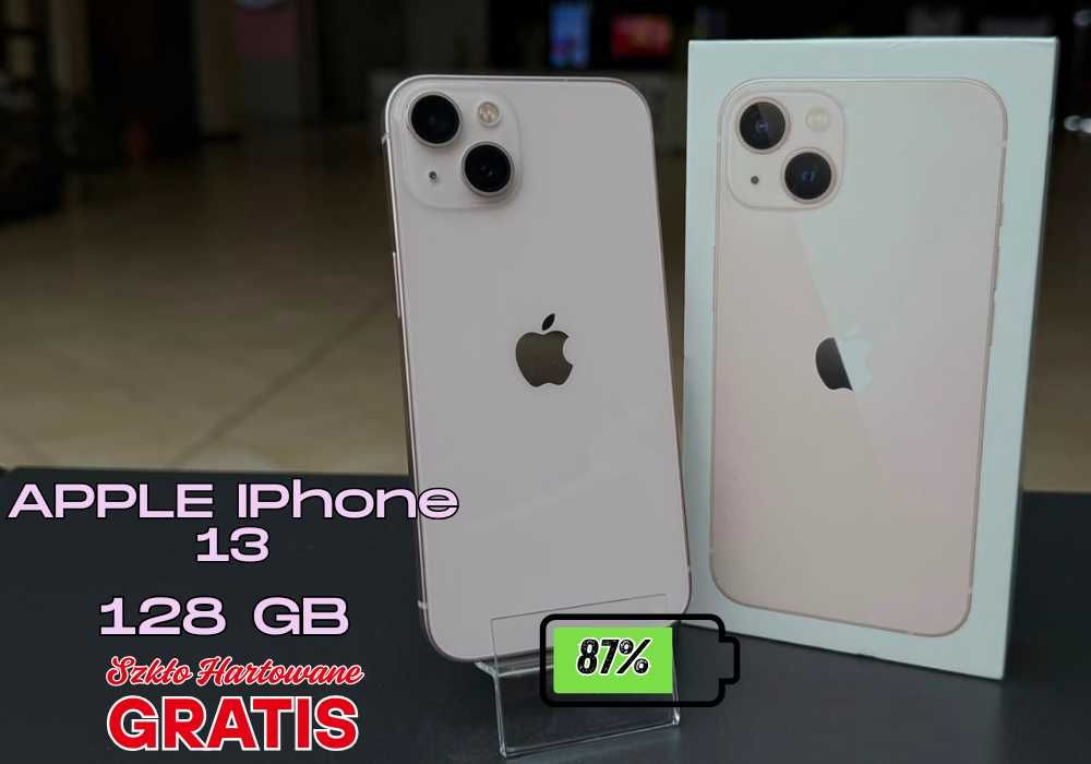 Apple iPhone 13 | 128 GB | RÓŻ| bateria 87% | szkło GRATIS |