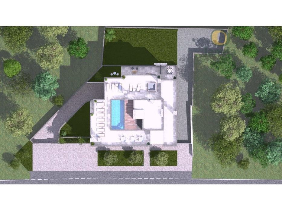 Excelente T2, NOVO, com piscina, jardim, arrecadação e garagem