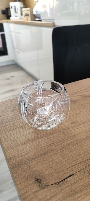 Wazon kryształowy Kula PRL