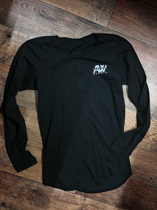 Czarna męska koszulka NEBBIA long #21