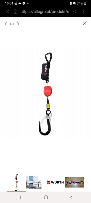 Zwijane Zabezpieczenie Upadkowe Würth