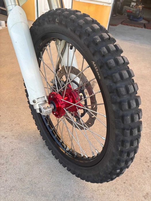 Pneu mota Mitas Enduro Trail Rally PRO 90/90-21 54R TT – Frente – Em bom estado