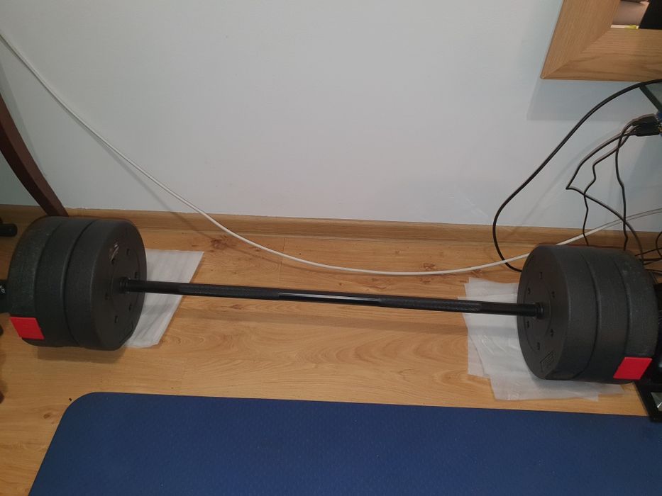 Gryf z obciążeniem 30 kg