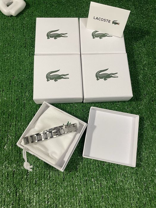 ‼️Акція‼️ Браслет Lacoste / Браслет Лакоста / Срібний браслет Lacoste/