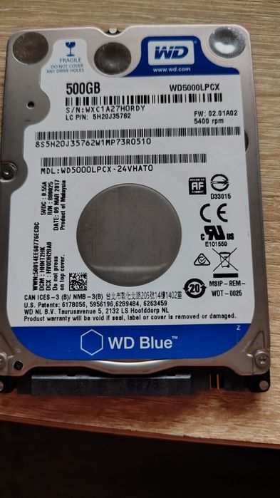 Жорсткий диск для ноутбука 500Gb I 1000Gb
