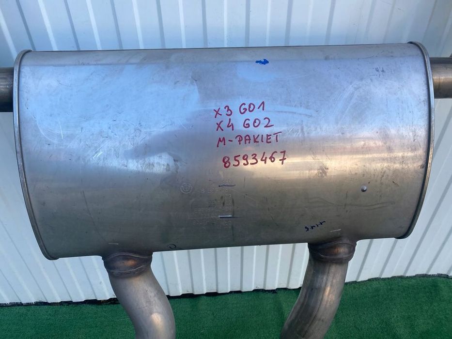 tłumik układ wydechowy do bmw x3 g01 m-pakiet