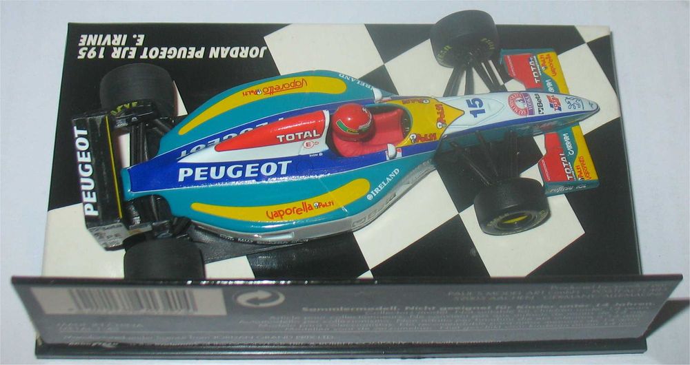 Minichamps - Jordan Peugeot EJR 1 9 5 - 19 95 - Eddie Irvine