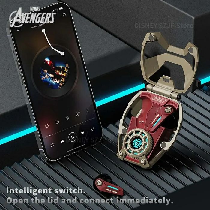 Earbuds Iron Man Homem de Ferro Bluetooth