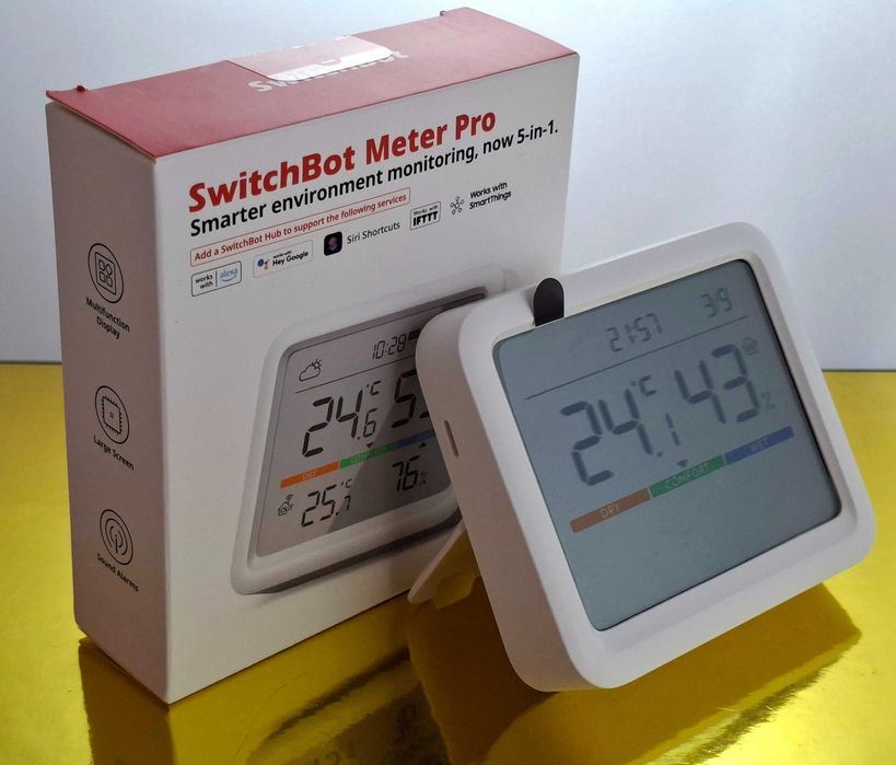 Inteligentny termometr i higrometr SwitchBot Meter Pro