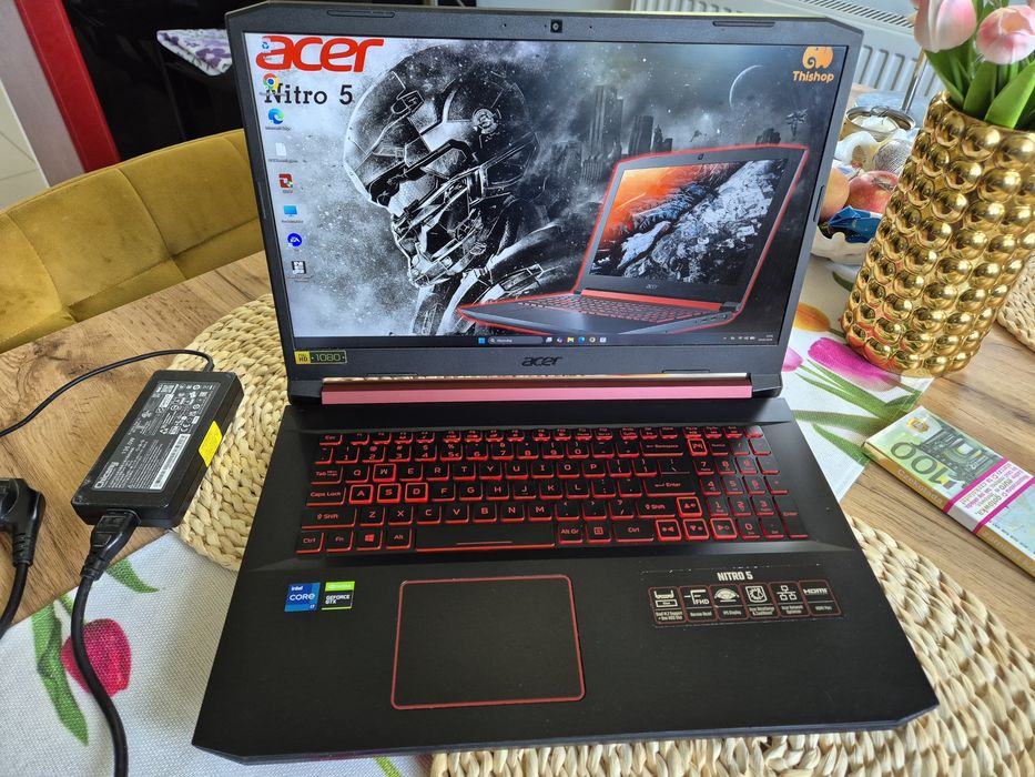 Acer i7 Nitro 5 GTX 1650 16GB laptop gamingowy IPS