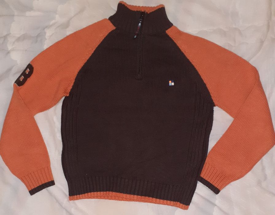 Pullover de malha com fecho Mr. Blue tamanho M