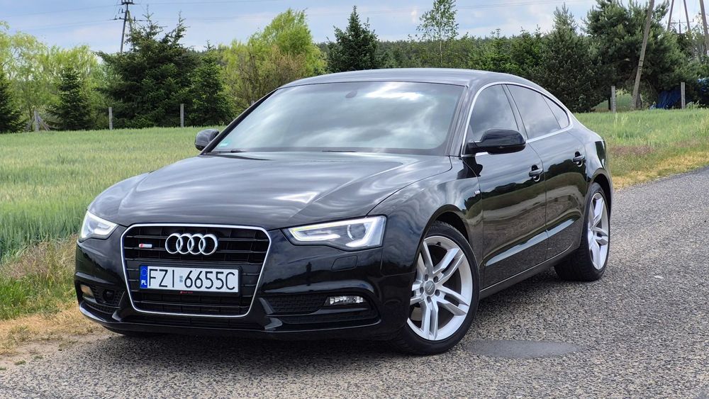 Audi A5 Sportback S- Line  LIFT  2.0 Turbo 211 koni ! Piekna  Bezwypadkowa !