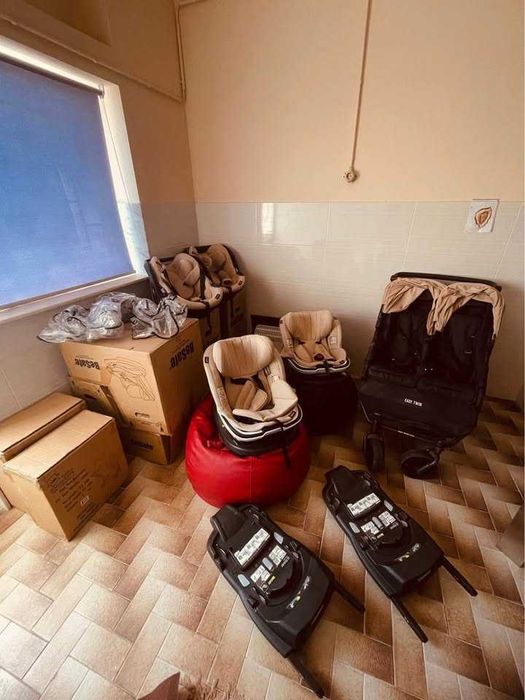 Conjunto carrinho bebé babymonster para Gémeos