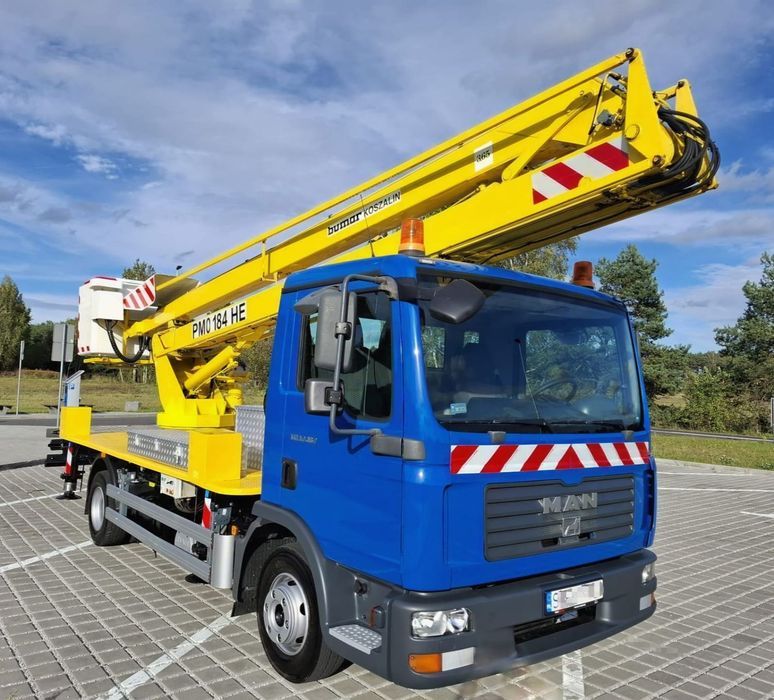 MAN 10.180  MAN TGL 10.180 Podnośnik koszowy Bumar Koszalin PM0184HE