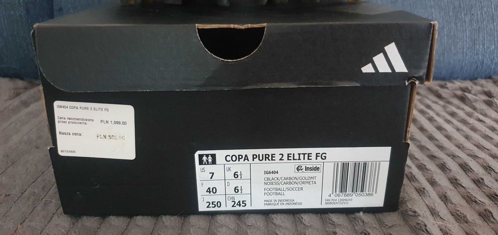 Korki Copa Pure 2 Elite FG Paragon Pudełko