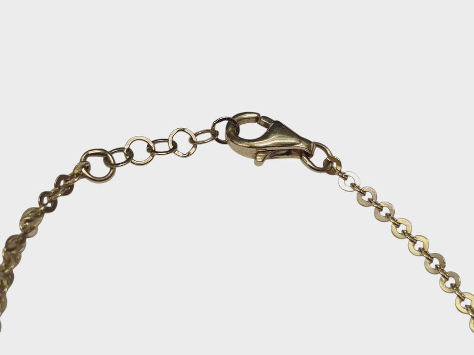 Piękna złota bransoletka 5,56g p585 20cm