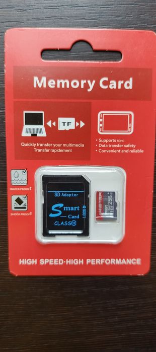 Карта памяти Micro SD 256mb.