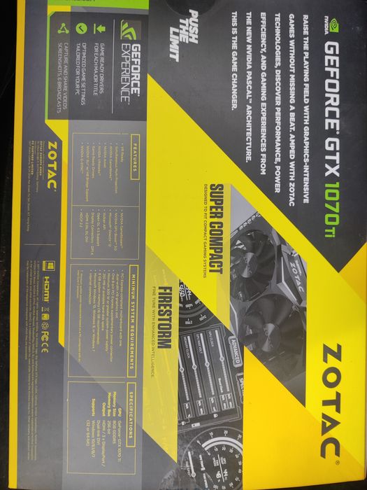 Відеокарта 1070 ti Zotac