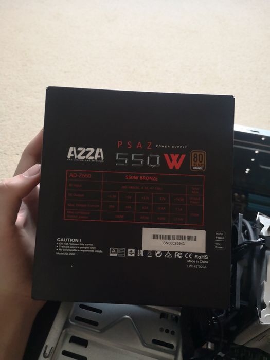 Блок питания AZZA 550W