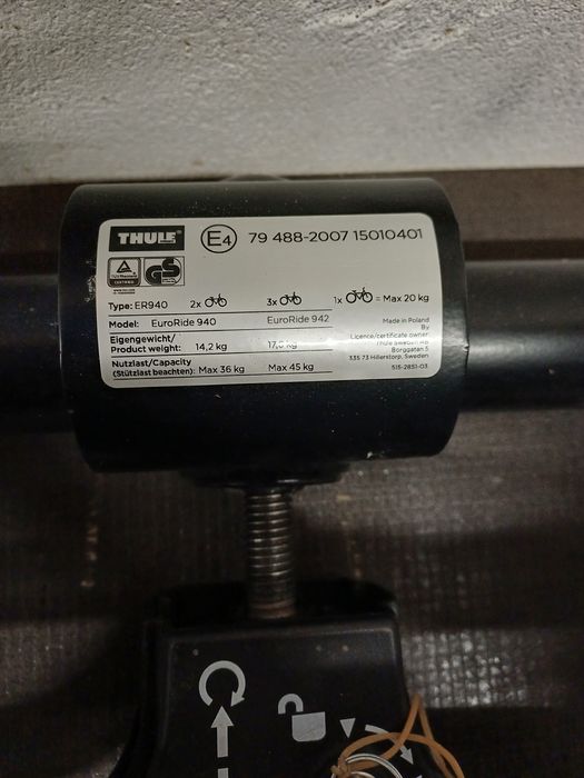 Thule ER 942 bagażnik rowerowy platforma na hak