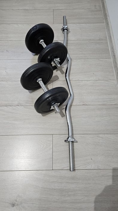 Gryf łamany+ 2 hantle