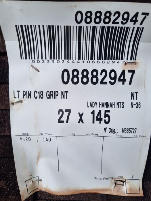 Deck de  Casquinha Vermelha Tratada