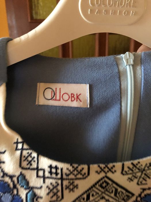 Дизайнерське вишите плаття М-Л