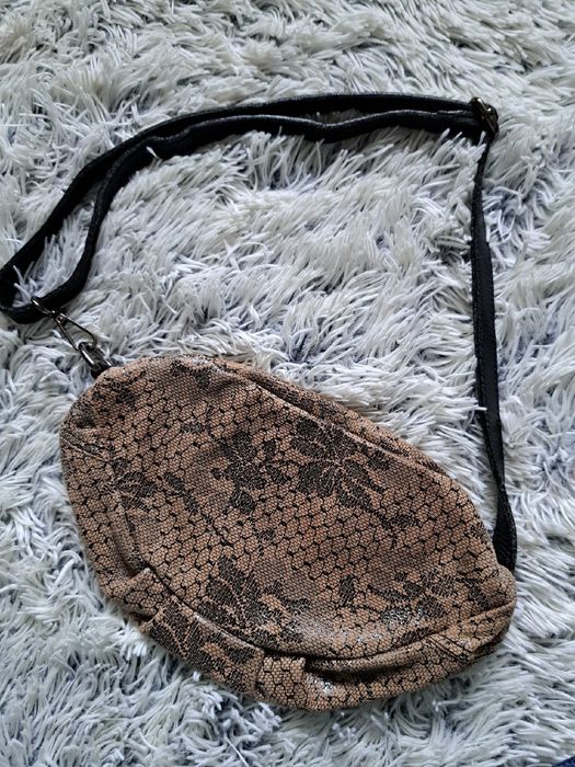 Torebka nerka brązowa beżowa czarna velentine