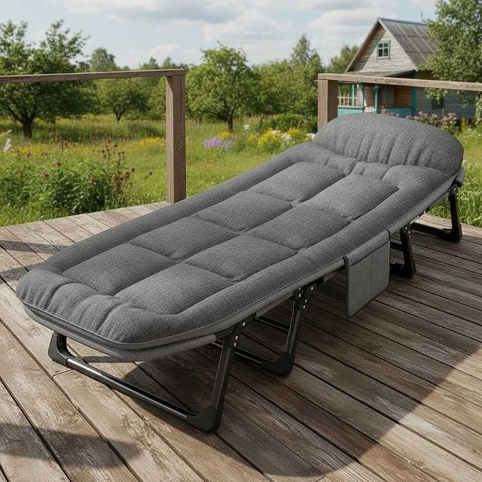 Раскладушка Розкладачка Ліжко розкладне Шезлонг Лежак Новая