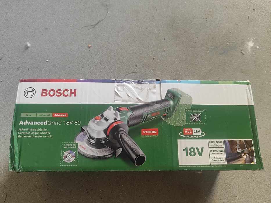 Kątówka Bosch AdvancedGrind 18v-80