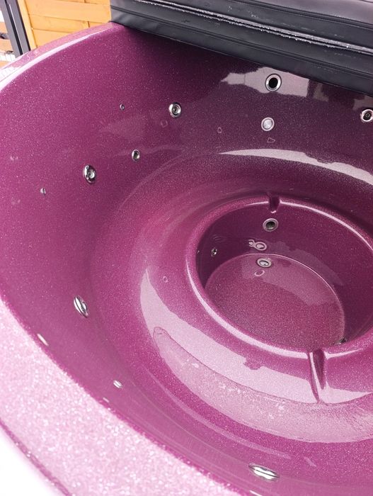 HotTub Balia Ogrodowa Bania Jacuzzi SPA PIEC XXL NOWA 200cm