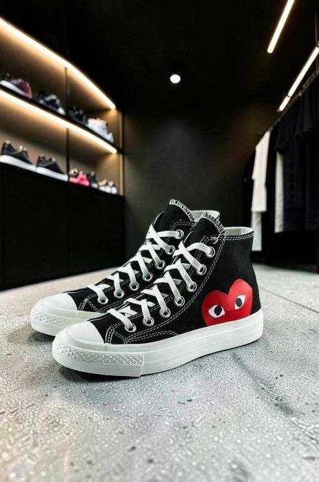 Кеди чоловічі Converse Chuck Taylor Garcons PLAY мужские кеды конверс гарсон