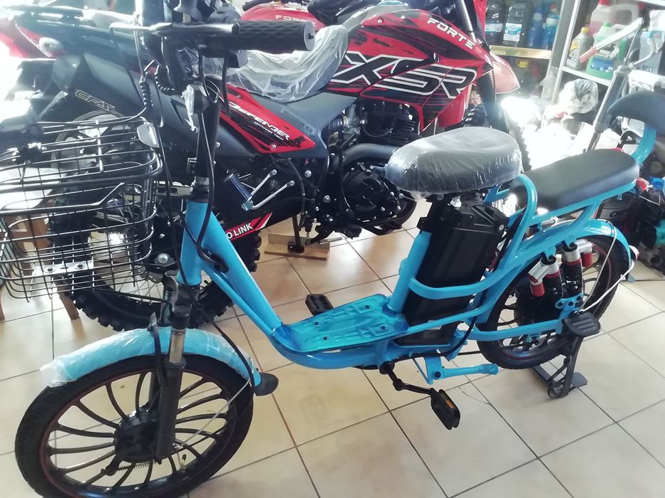 Велоскутер акумуляторний BKS-500,синій