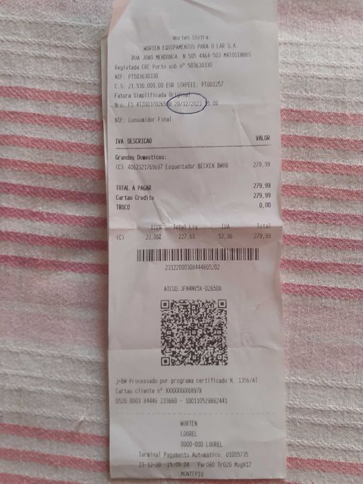 Esquentador a gás (6 meses)