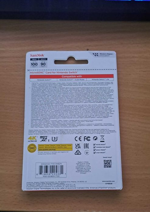 Karty pamięci na licencji Nintendo® do konsoli Nintendo Switch™ - 1TB