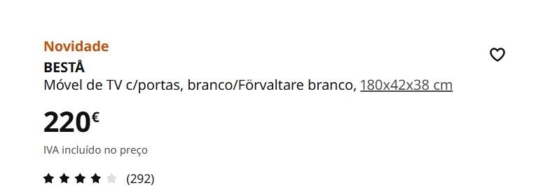 Ikea movel Tv em bom estado