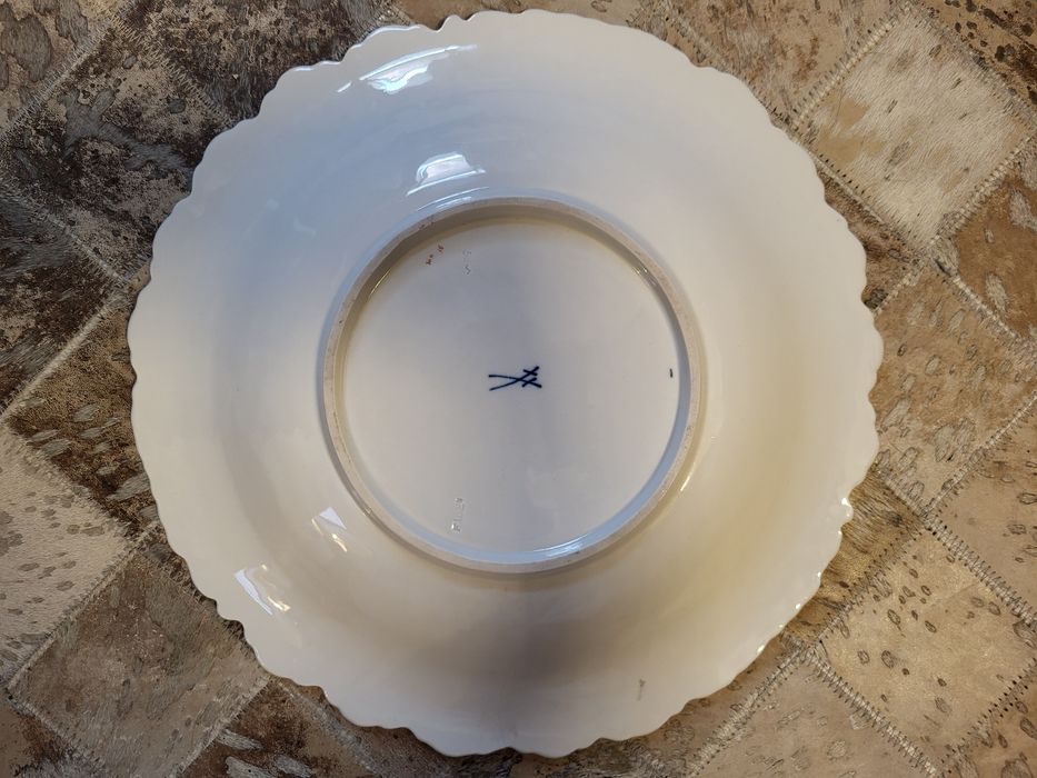 Misnia (Meissen) 30cm  Porcelana Talerz Patera  dekoracyjna