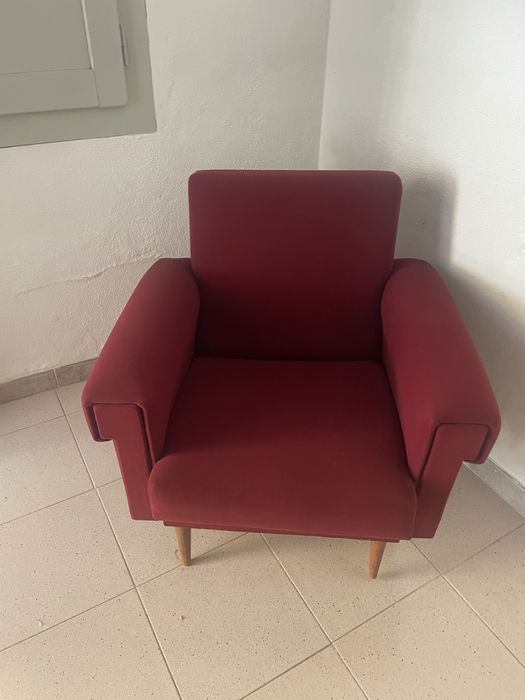 Cadeirão/Sofa Vermelha
