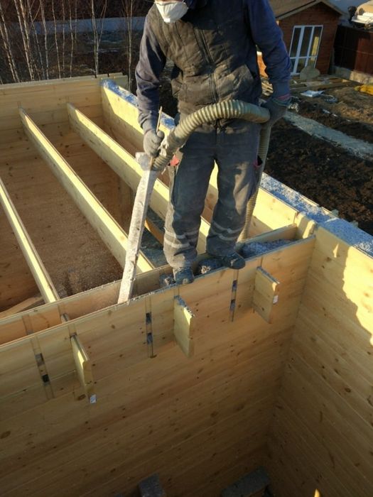 Ековата Утеплення Шумоізоляція Каркас  Дах Фасад