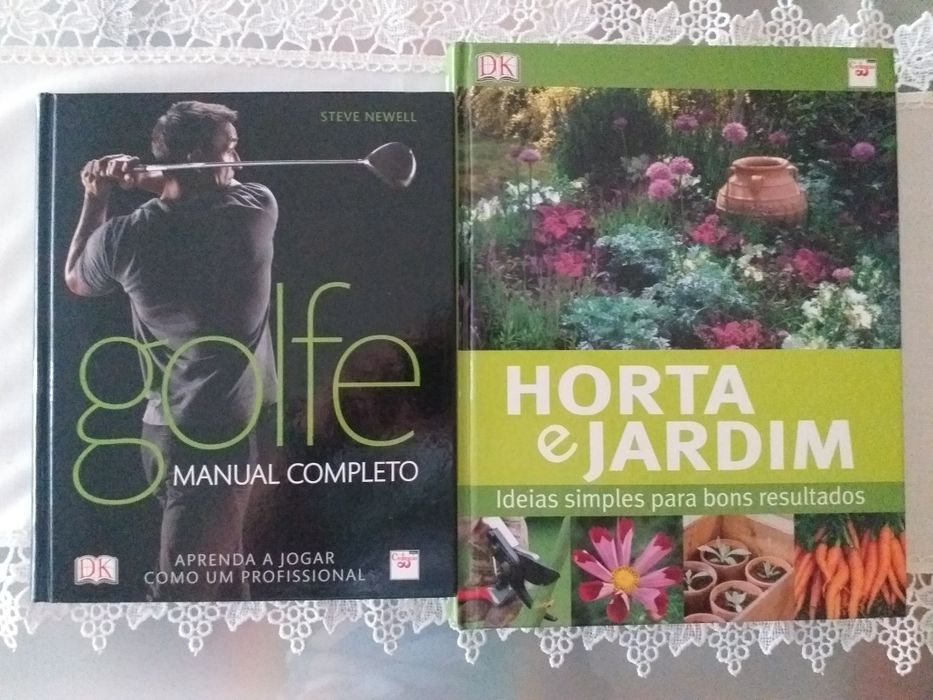 Livros"CONSERVAS"Horta Jardim"GOLFE"Doces Compotas"Cultivar legumes"H