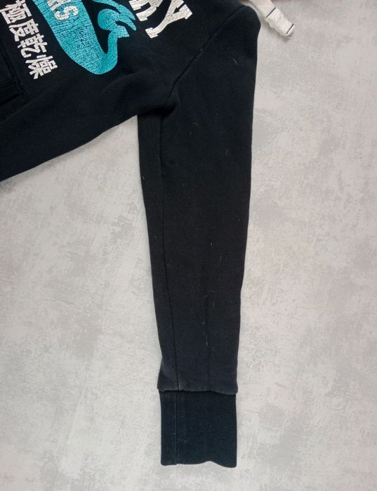 Bluza superdry warriors czarna rozmiar L