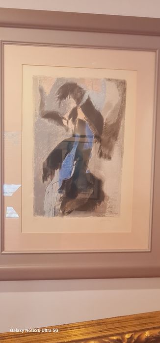 Serigrafia Júlio Resende com moldura complexa