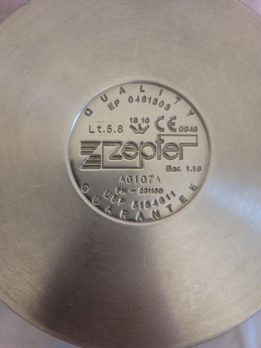 Посуда цептер 5,8л zepter/цептор кастрюля