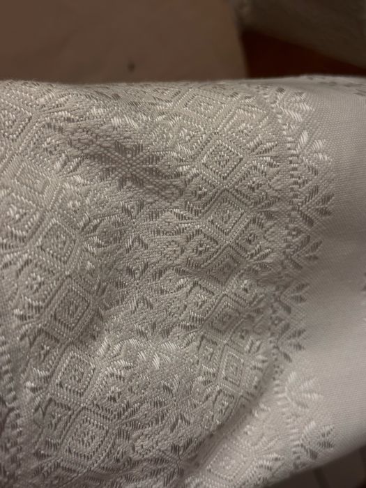 Вишиванка льон біла S