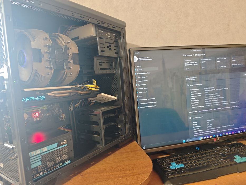 Игровой ПК (Xeon 12 потоков / RX 580 / 32GB RAM / БП 750W)