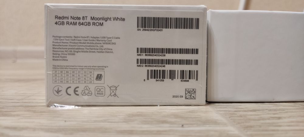 Xiaomi redmi note 8T